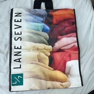 Seven lane backpack tote